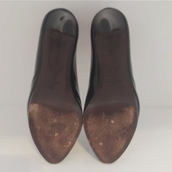 COLE HAAN | Nike Air Women's Patent Leather Heels Pumps Black 8.5 - Picture 8 of 9